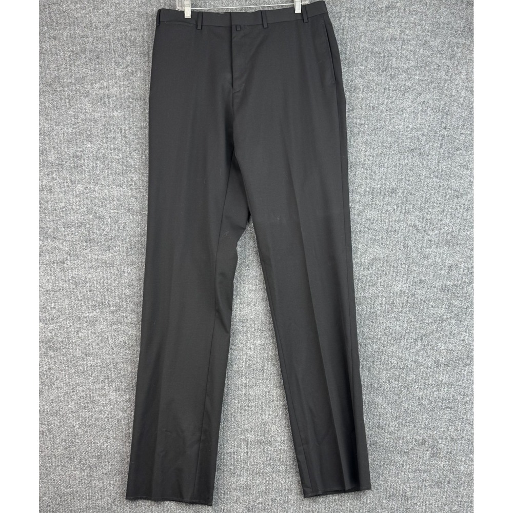 Lauren Ralph Lauren Suit Pants Mens 36W Black Wool Trim Fit Separate NWT
